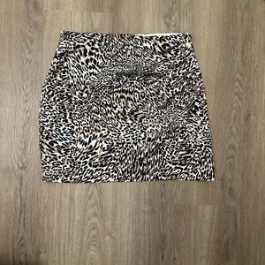 Express Animal Print Pencil Skirt